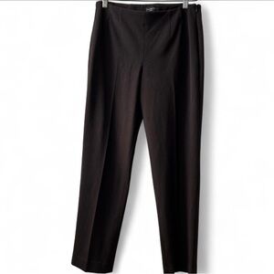 y2k Chocolate Brown Talbots Office Siren Straight Leg Ankle Show Dress Pants 6P